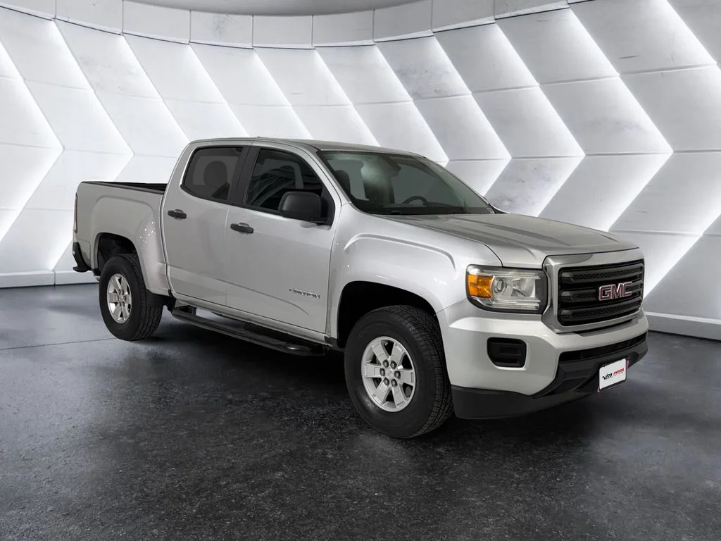 Silver 2017 GMC Canyon Crew Cab Pickup Truck 4X2