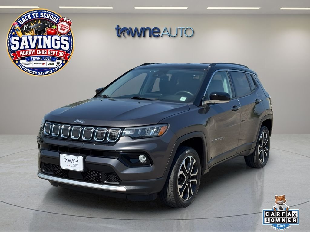 Used 2022 Gray Jeep Limited image 1
