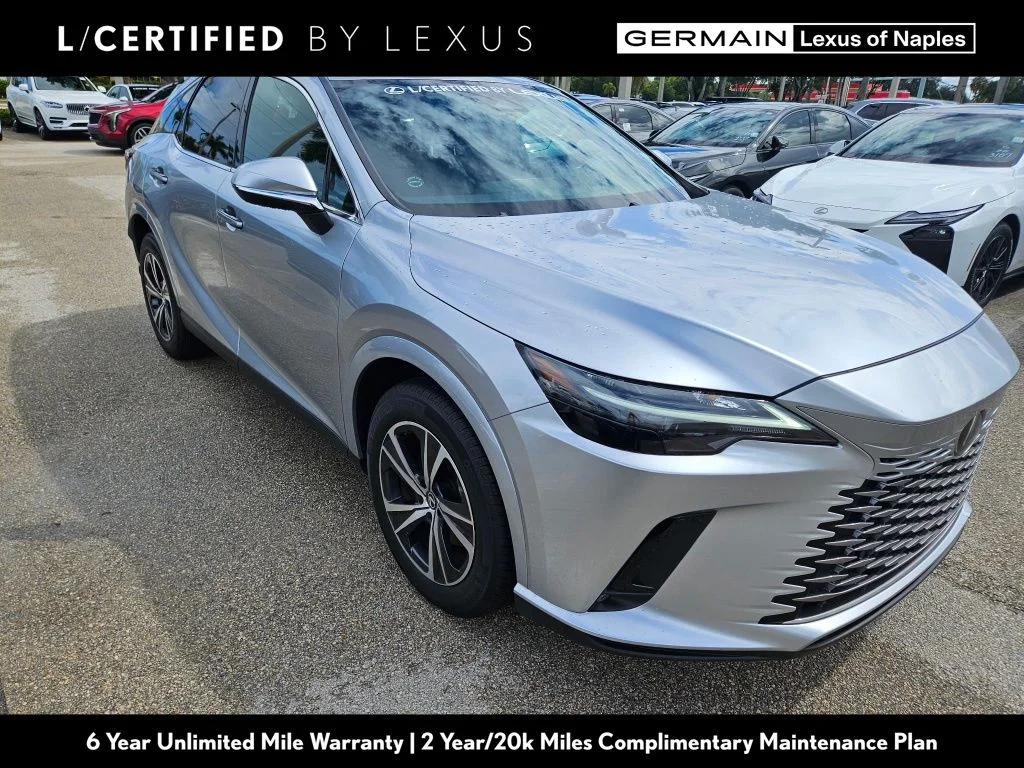 Certified Used 2025 Silver Lexus 350 image 1