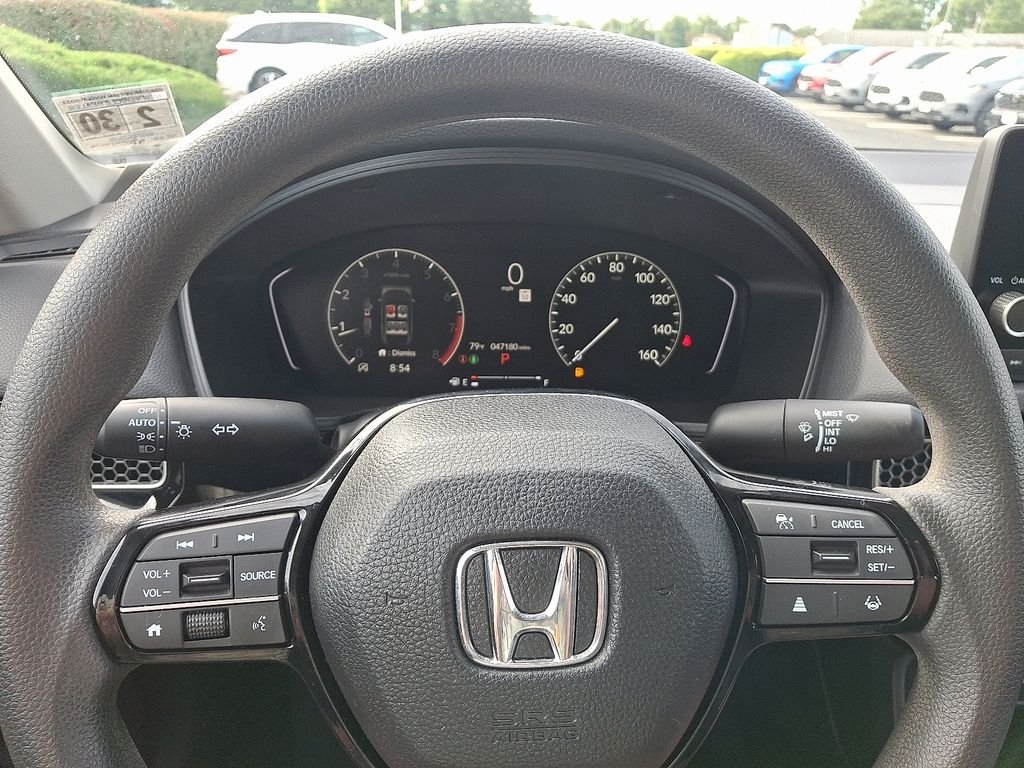 Certified Used 2025 Platinum White Pearl Honda 4D LX image 18