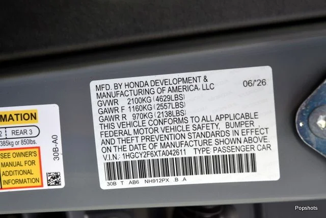 New 2026 Urban Gray Honda EX-L image 18