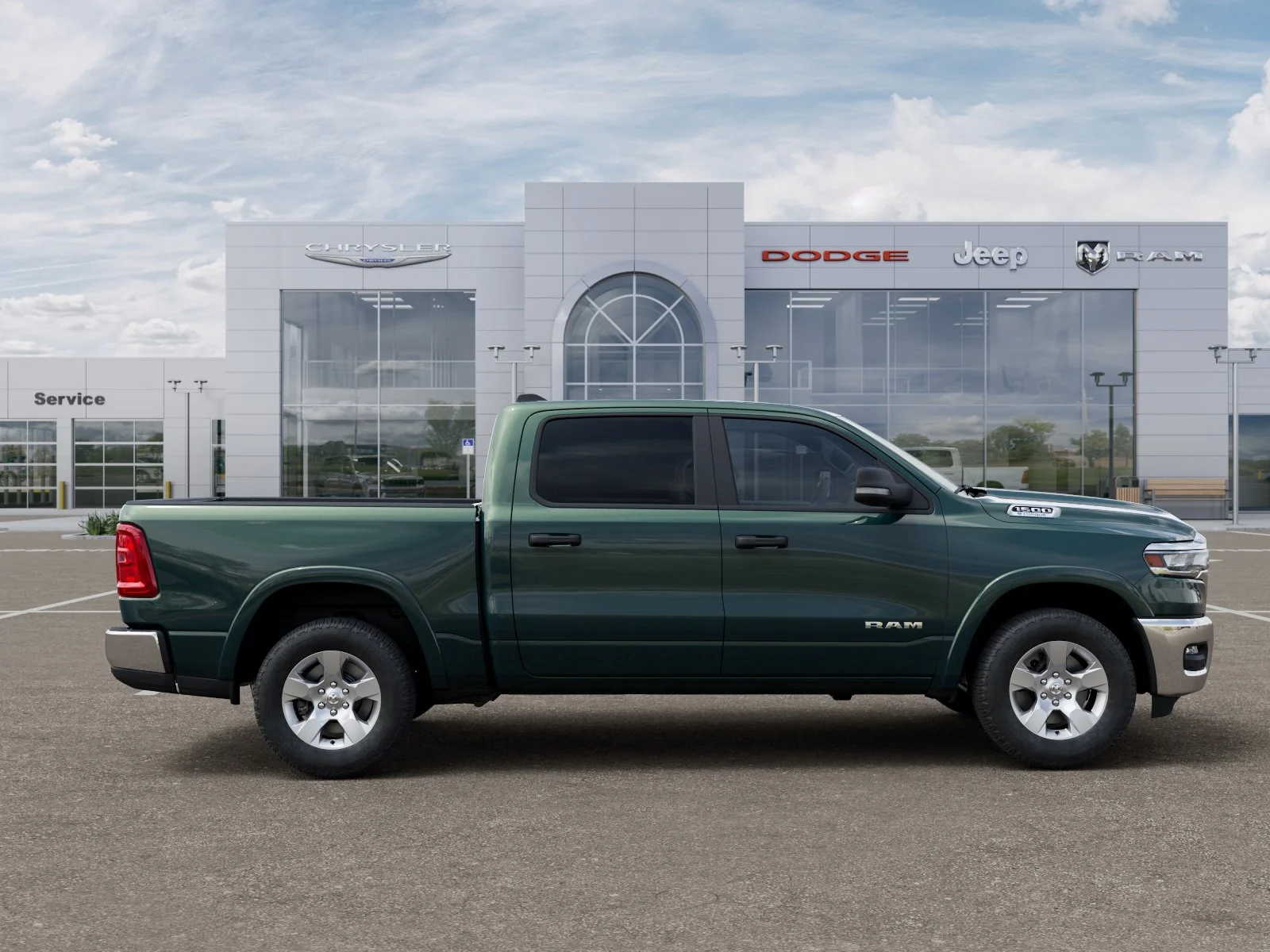 New 2026 Serrano Green Metallic RAM Big Horn/Lone Star image 44