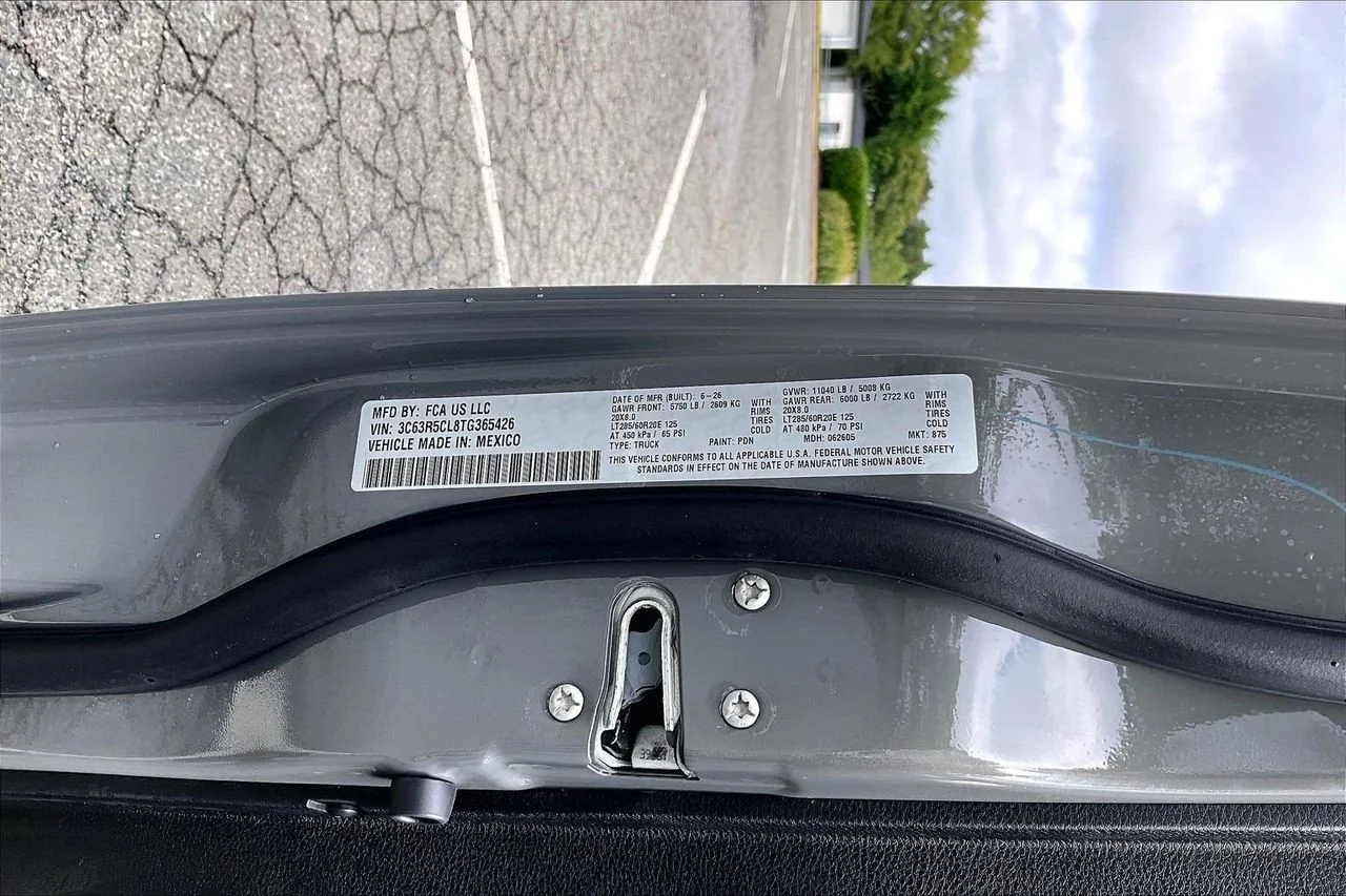 New 2026 Ceramic Gray Clearcoat RAM  image 37