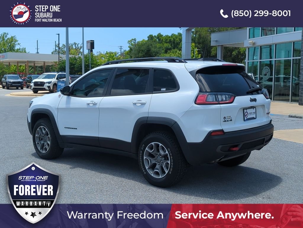 Used 2022 White Jeep Trailhawk image 5