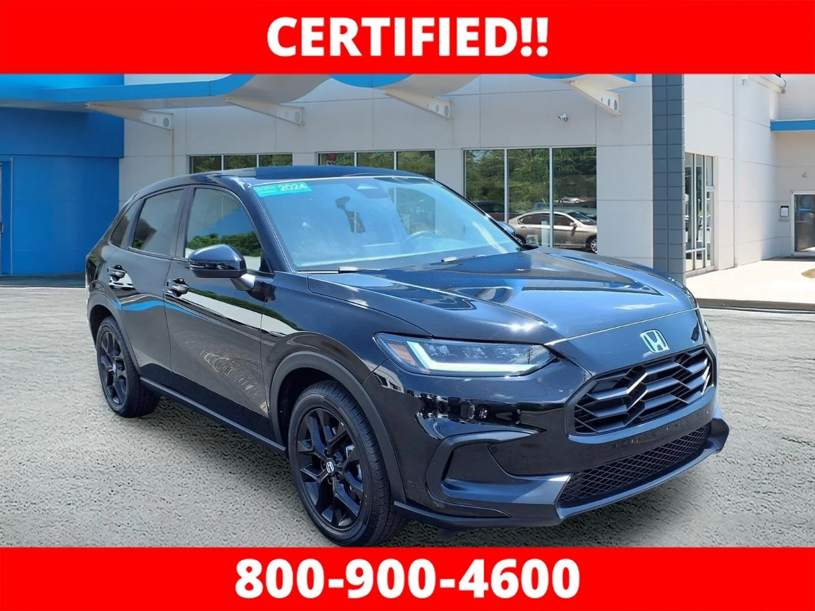 Certified Used 2024 Crystal Black Pearl Honda 5DR AWD SPORT image 1