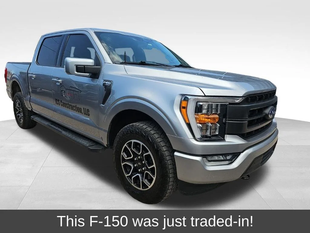 Certified Used 2023 Iconic Silver Metallic Ford Lariat image 1