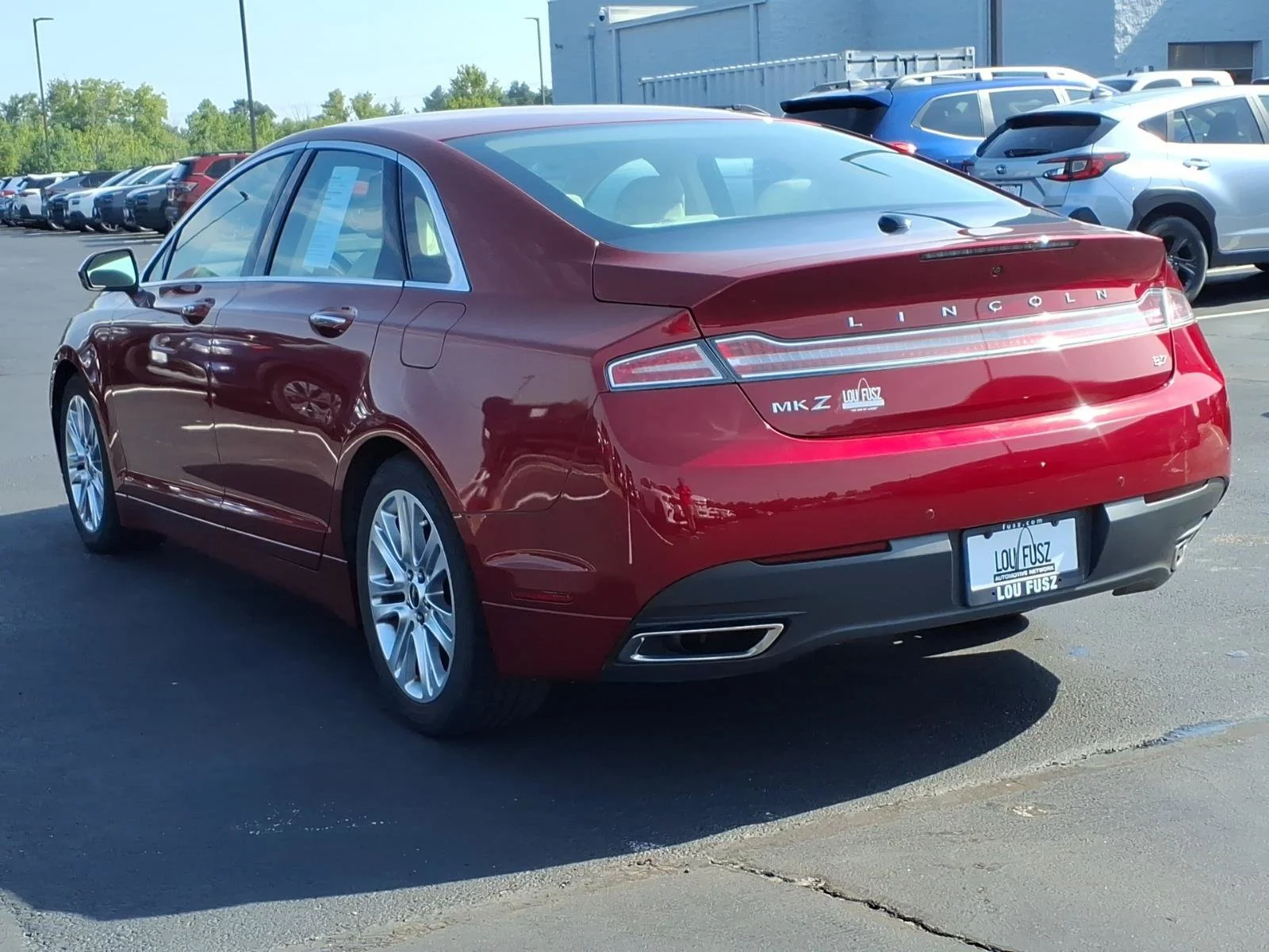 Used 2014 Ruby Red Metallic Lincoln Base image 5