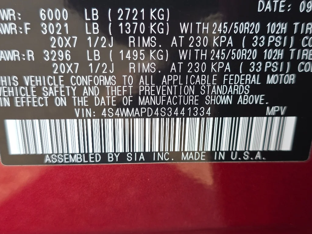 Used 2025 Crimson Red Pearl Subaru Limited image 38