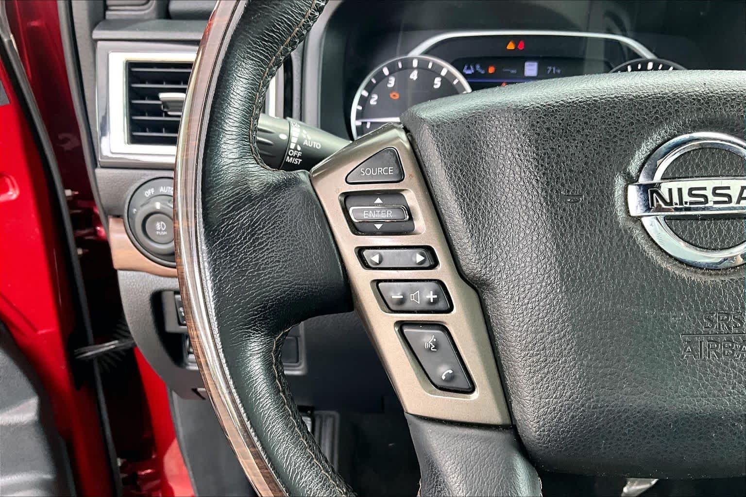 Used 2021 Cardinal Red Metallic Nissan Platinum Reserve image 24
