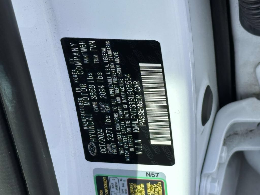 Certified Used 2025 Serenity White Hyundai Limited image 25