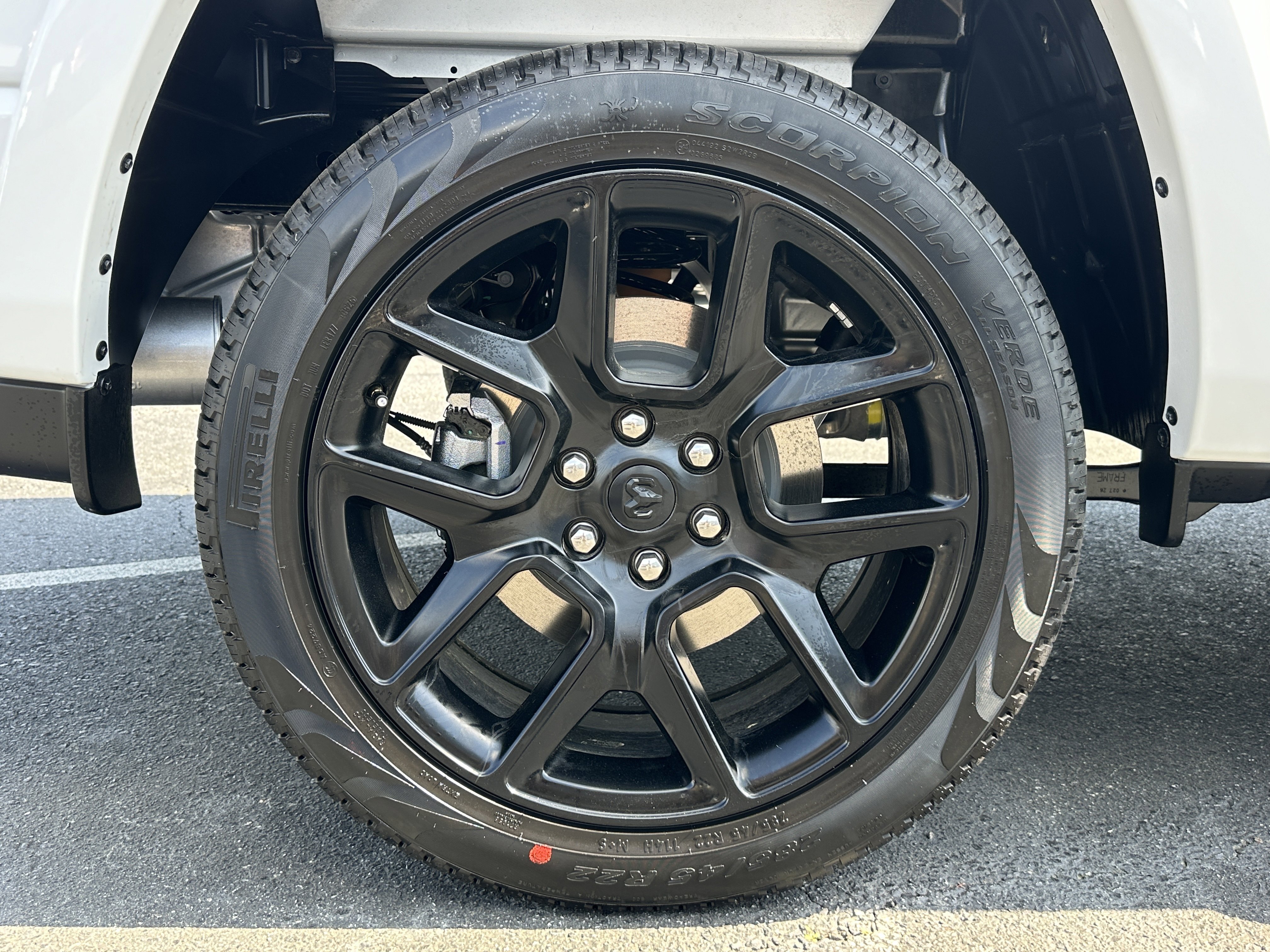 New 2026 Bright White Clear-Coat Exterior Paint RAM Laramie image 18
