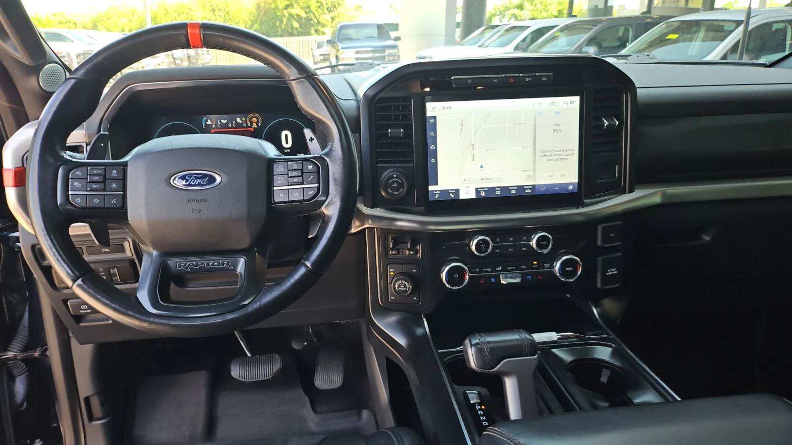 Used 2023 Blue Ford 2023 FORD F-150 RAPTOR CREW CAB 4DR 145 WB 4WD image 16