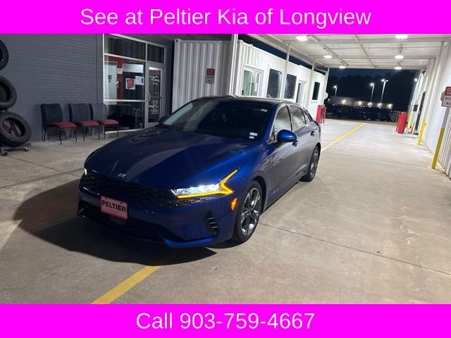 Used 2021 Blue Kia EX image 3