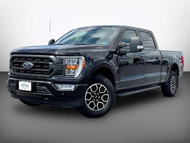 Used 2022 Agate Black Metallic Ford XLT image 43