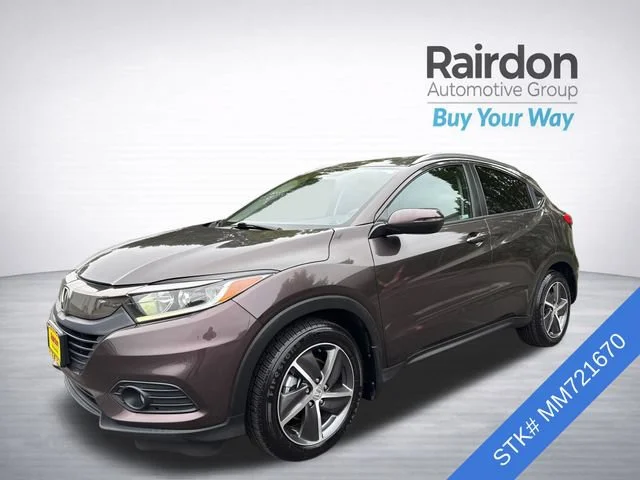 Used 2021 Midnight Amethyst Metallic Honda EX image 3
