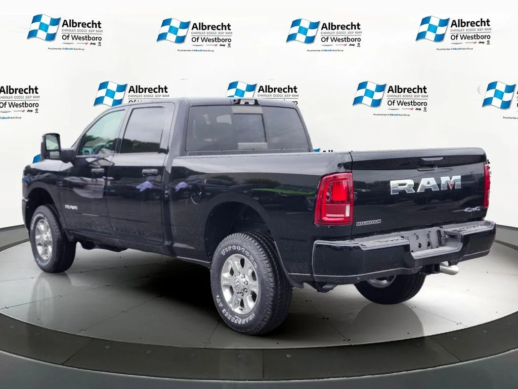 New 2026 Diamond Black Crystal Pearl-Coat Exterior Paint RAM Big Horn image 3