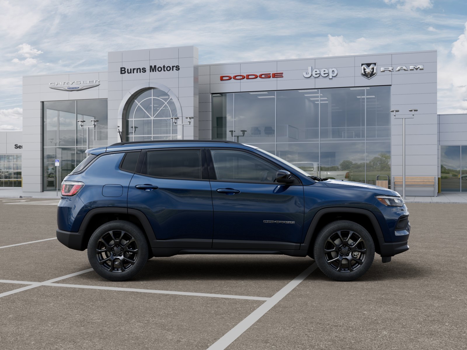 New 2026 Fathom Blue Pearl-Coat Exterior Paint Jeep Latitude Altitude image 47