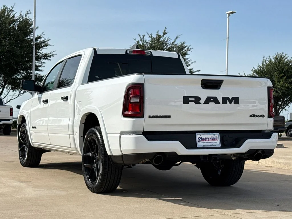 New 2026 Bright White Clear-Coat Exterior Paint RAM Laramie image 7