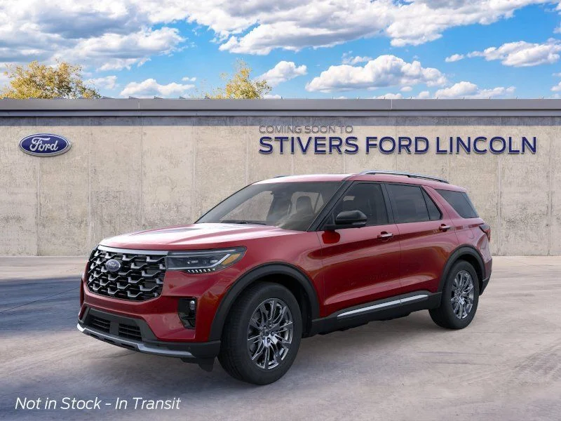New 2026 Rapid Red Metallic Tinted Clearcoat Ford Platinum image 1