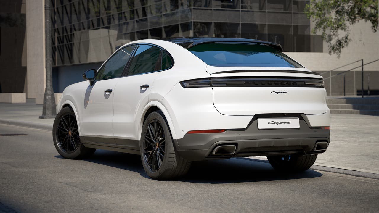 New 2027 Carrara White Metallic Porsche Coupe image 3