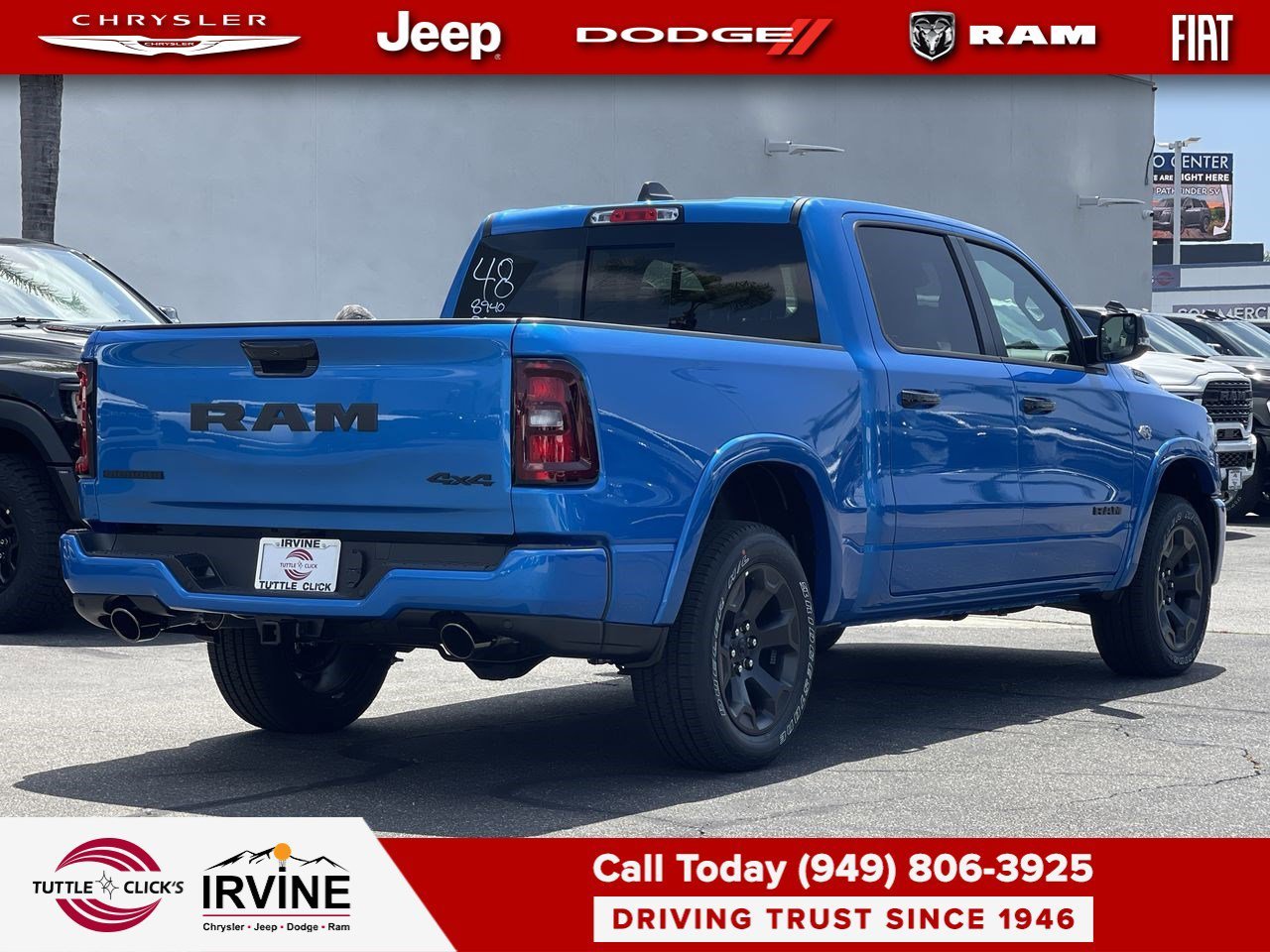 New 2026 Hydro Blue Pearlcoat RAM Big Horn image 6