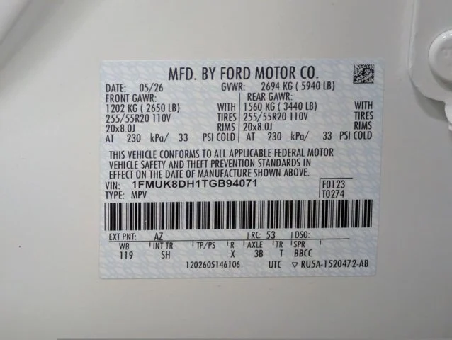 New 2026 Star White Metallic Tri-Coat Ford Active image 51