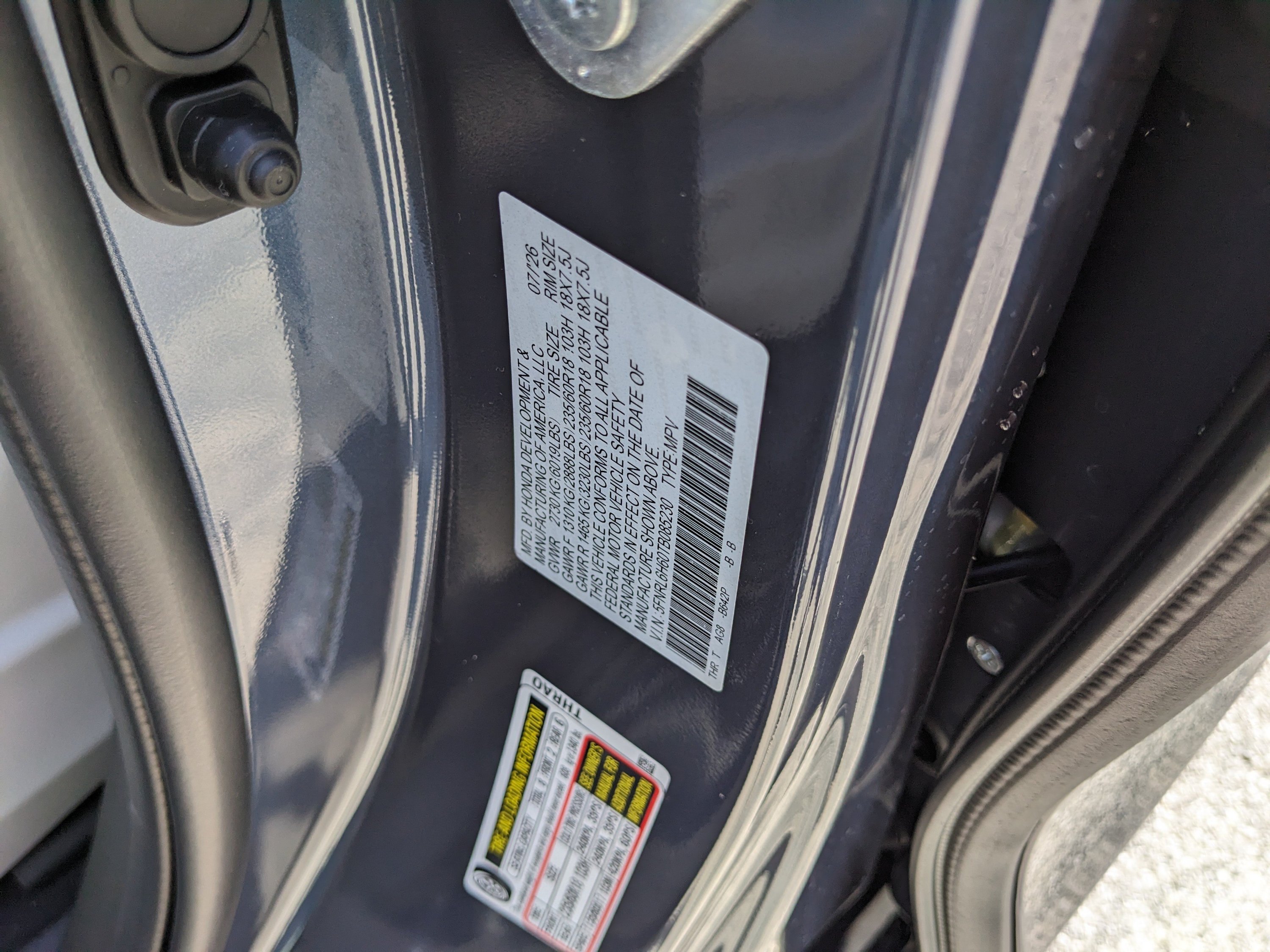 New 2026 Smoke Blue Pearl Honda EX-L image 39