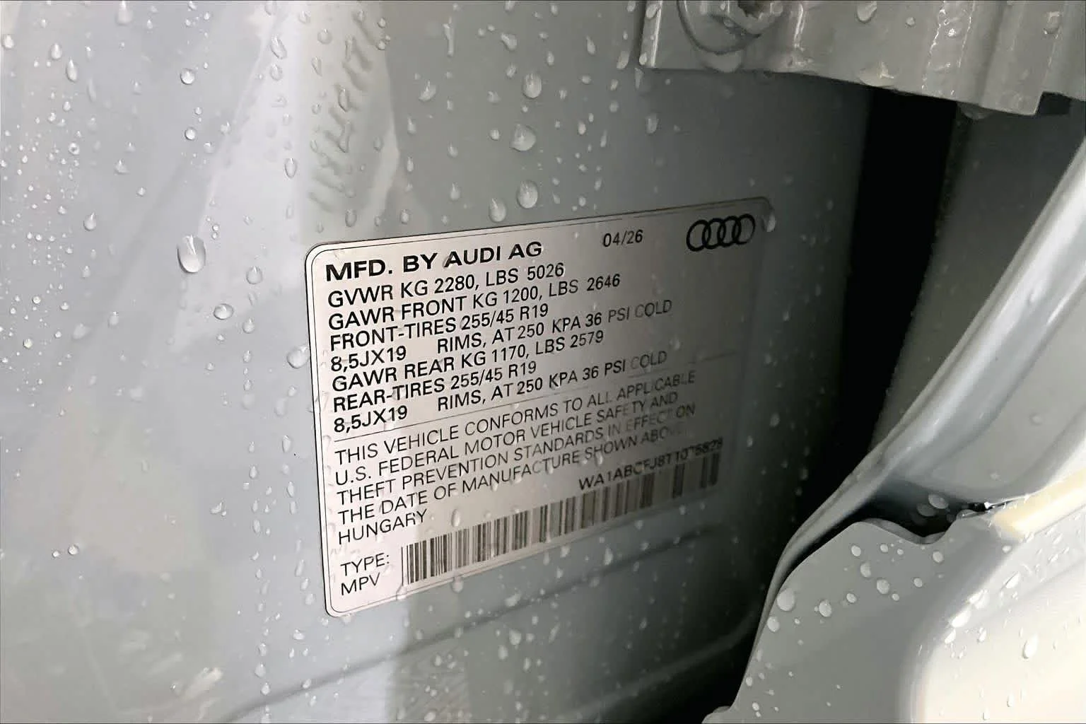 New 2026 Arrow Gray pear Audi S line image 18