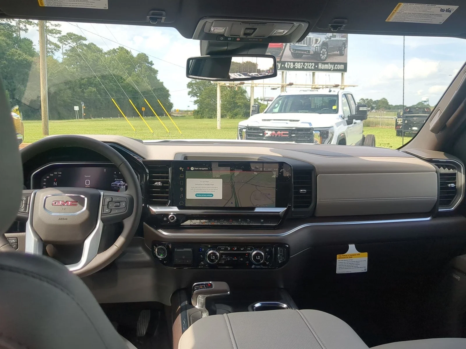 New 2026 Glacier White Tricoat GMC SLT image 44