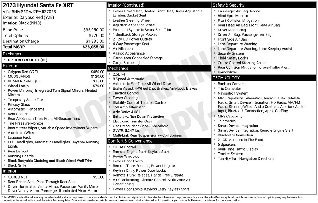 Used 2023 Red Hyundai XRT image 11