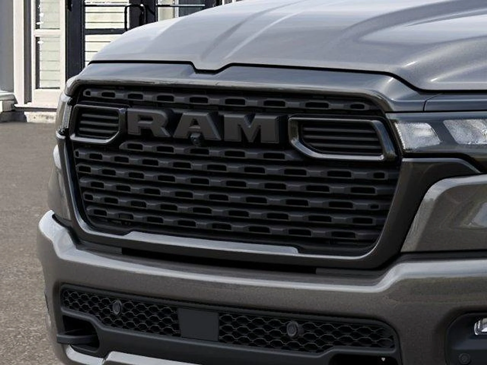 New 2026 Granite Crystal Metallic Clear-Coat Exterior Paint RAM Big Horn Quad Cab 4x2 6