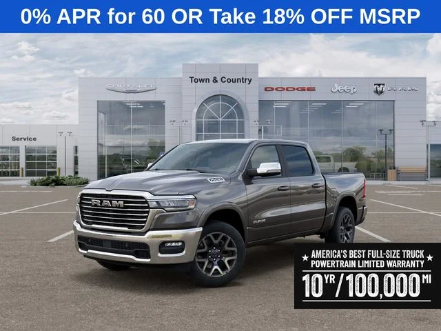 New 2026 Granite Crystal Metallic Clear-Coat Exterior Paint RAM Laramie image 1