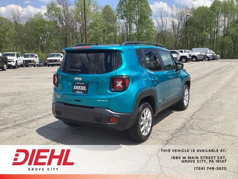 Used 2020 Teal Jeep Sport image 7