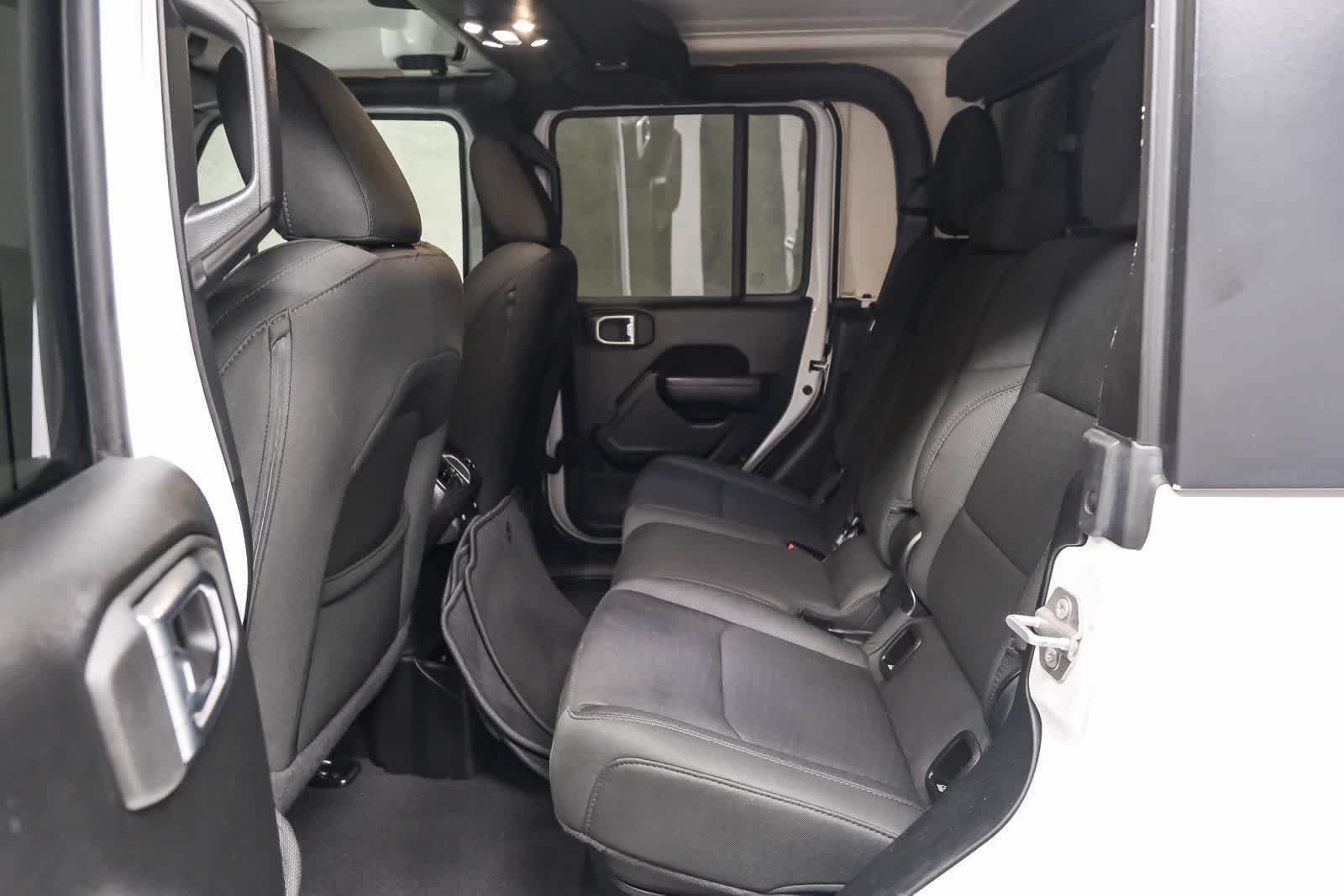 Used 2021 Bright White Clearcoat Jeep Sport S image 19