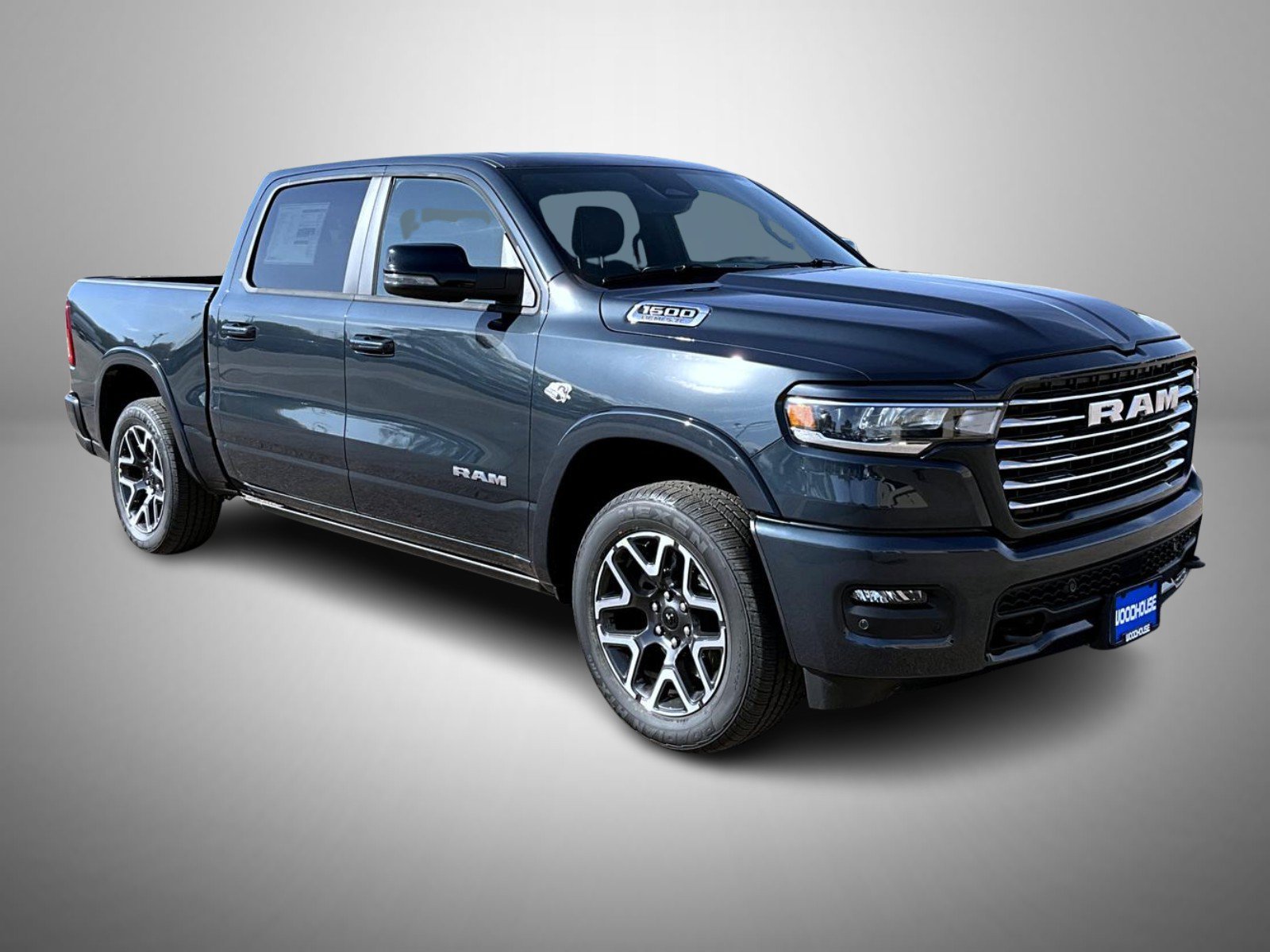 New 2027 Forged Blue Metallic Exterior Paint RAM Laramie image 3