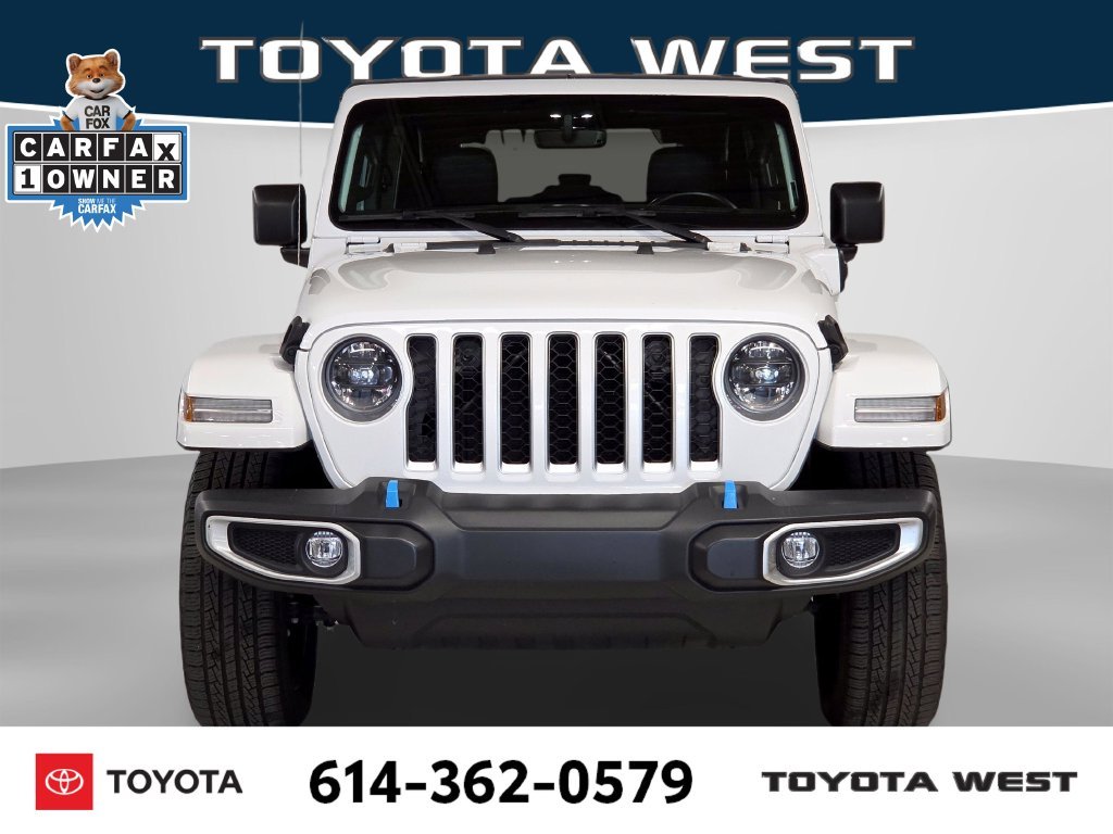Used 2023 White Jeep Sahara 4xe image 2