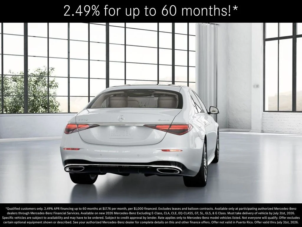 New 2026 MANUFAKTUR Moonlight White Metallic Mercedes-Benz S 500 image 24