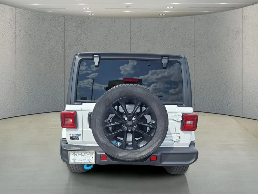 Certified Used 2023 White Jeep Sahara 4xe image 4