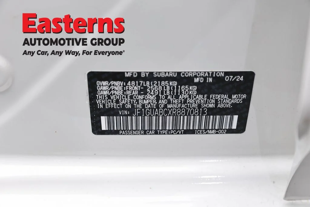 Used 2024 White Subaru Base image 33
