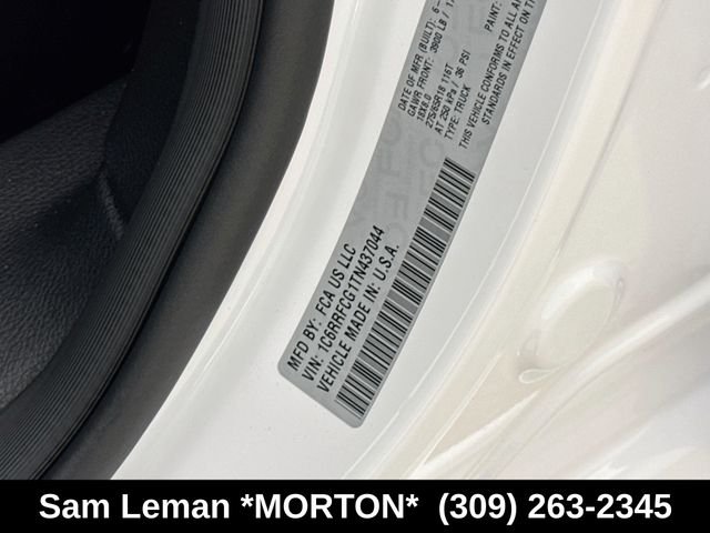 New 2026 Bright White Clear-Coat Exterior Paint Ram Tradesman image 26