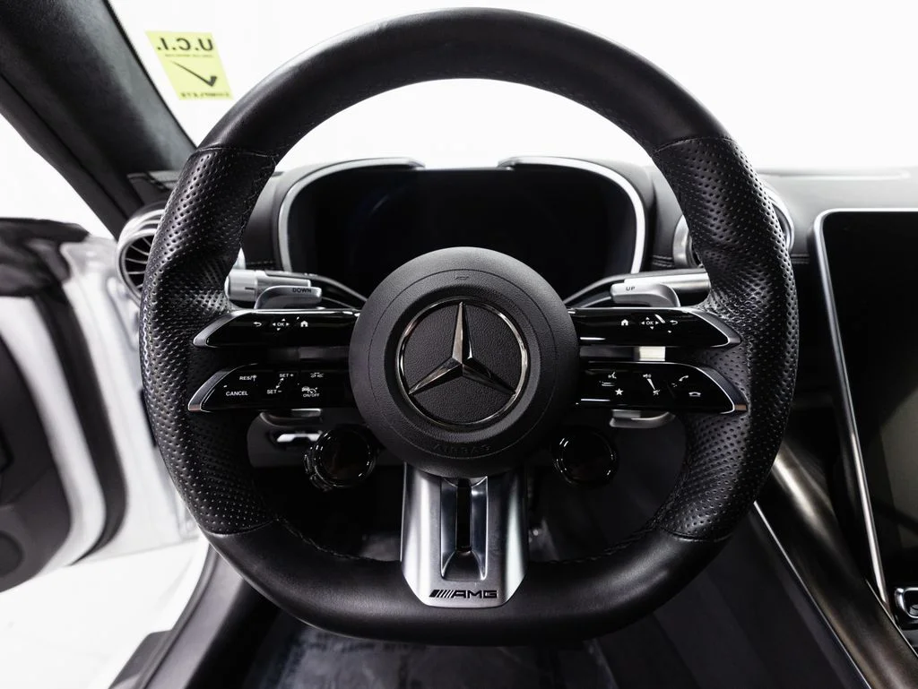 Used 2022 MANUFAKTUR Moonlight White Metallic Mercedes-Benz SL 55 AMG® image 13