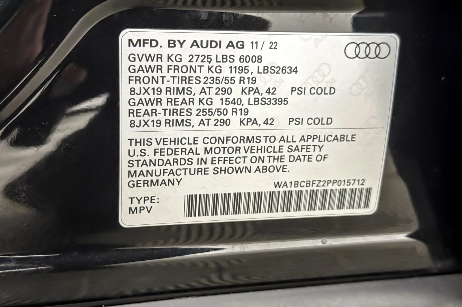 Used 2023 Mythos Black Metallic Audi Premium Plus 40 RWD image 28