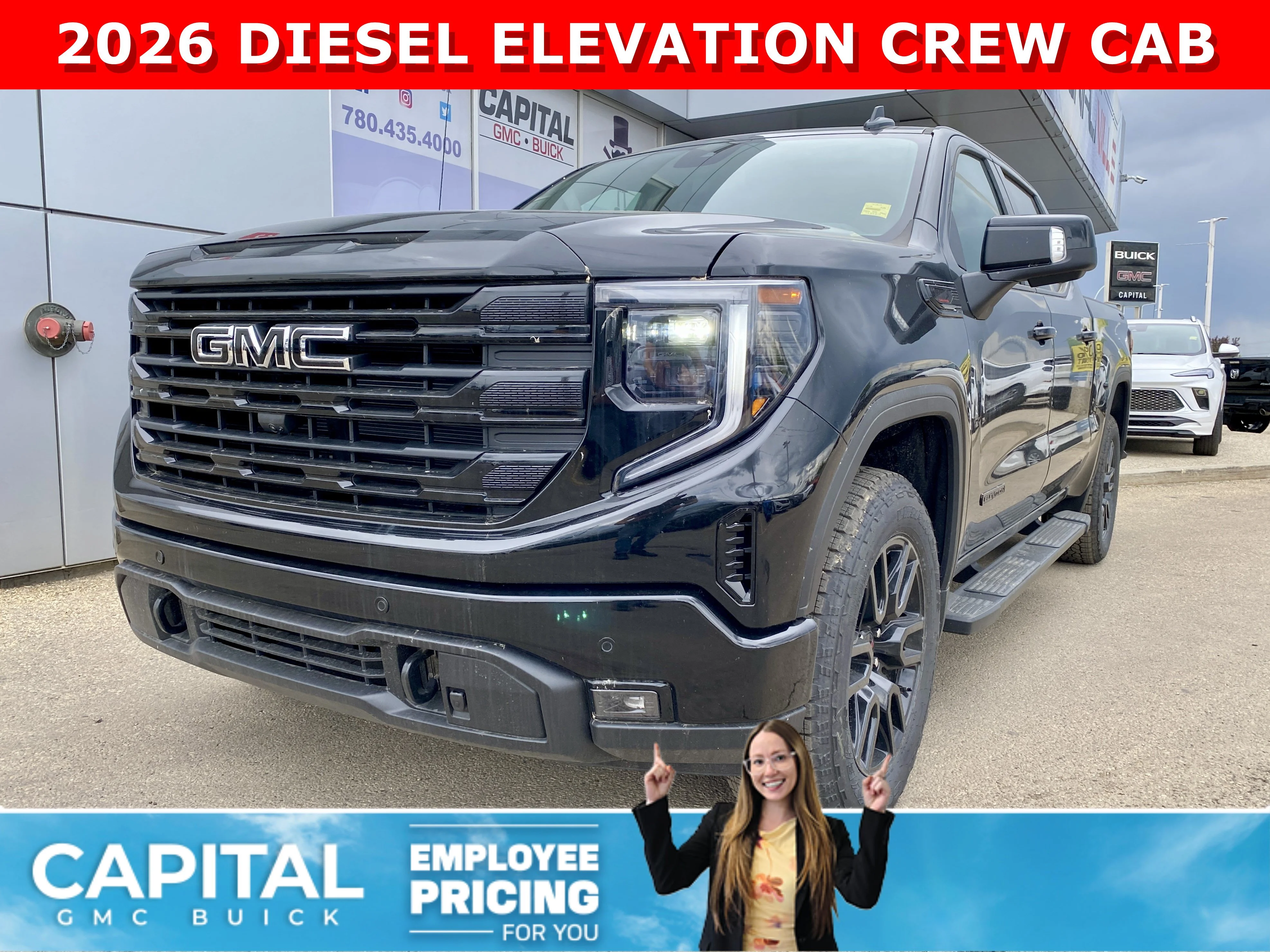 New 2026 ONYX BLACK GMC Elevation image 1
