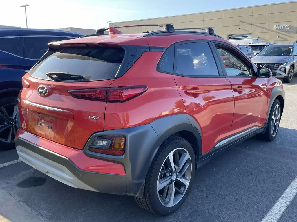 Used 2020 Sunset Orange Hyundai Limited image 4