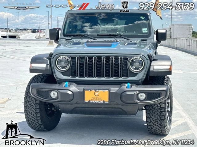 Certified Used 2024 Gray Jeep Rubicon 4xe image 1