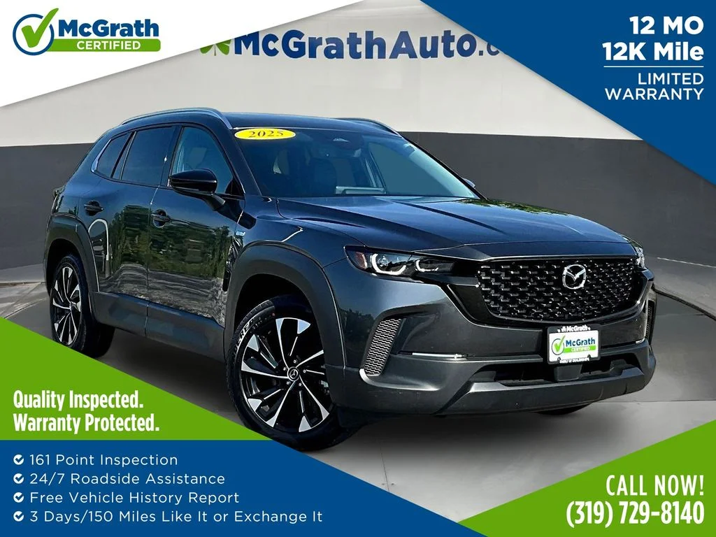 Certified Used 2025 Gray Mazda Premium Plus image 1