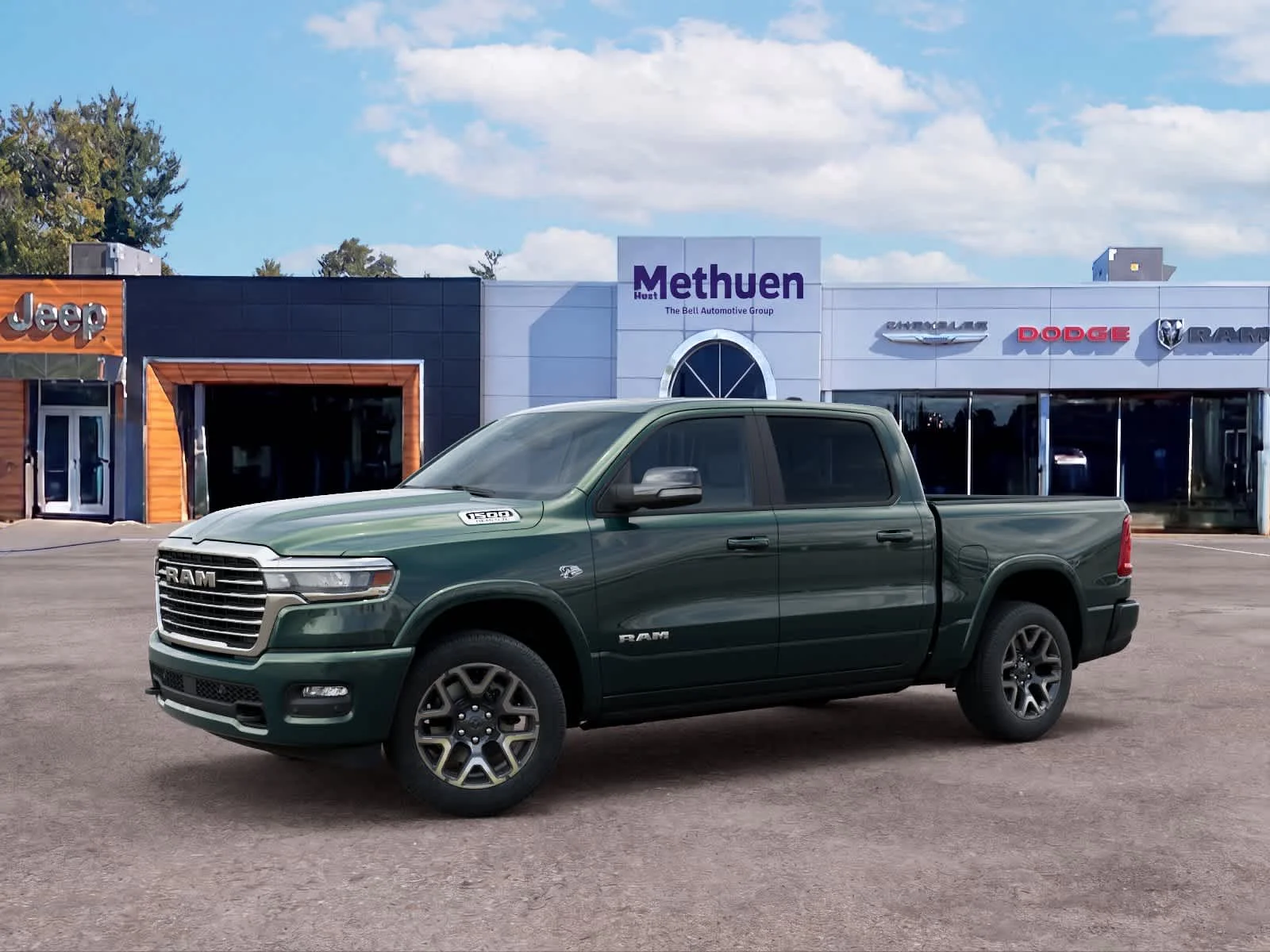 New 2027 Serrano Green Metallic Ram Laramie image 2