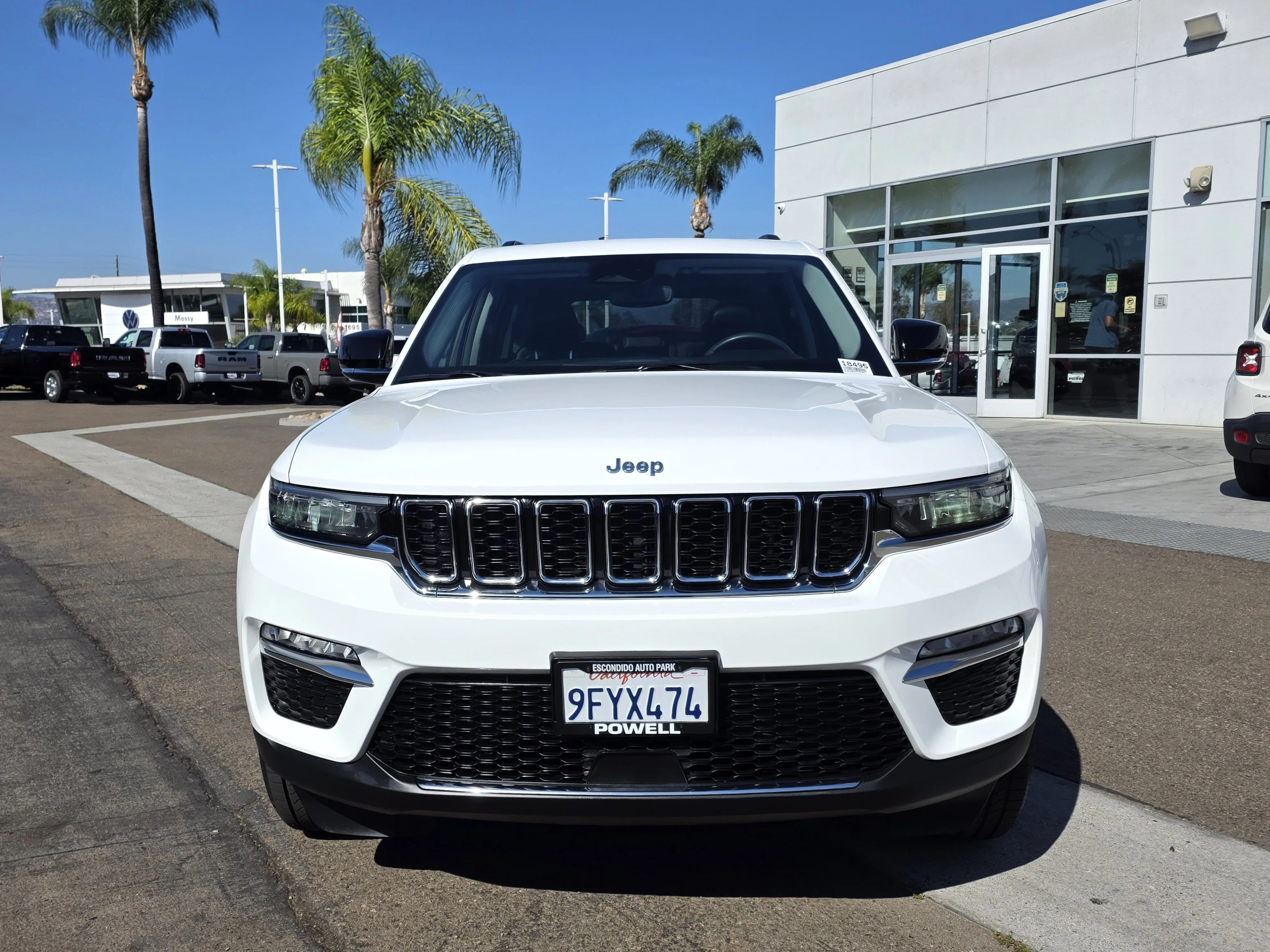 Used 2023 Bright White Clearcoat Jeep 4xe image 7