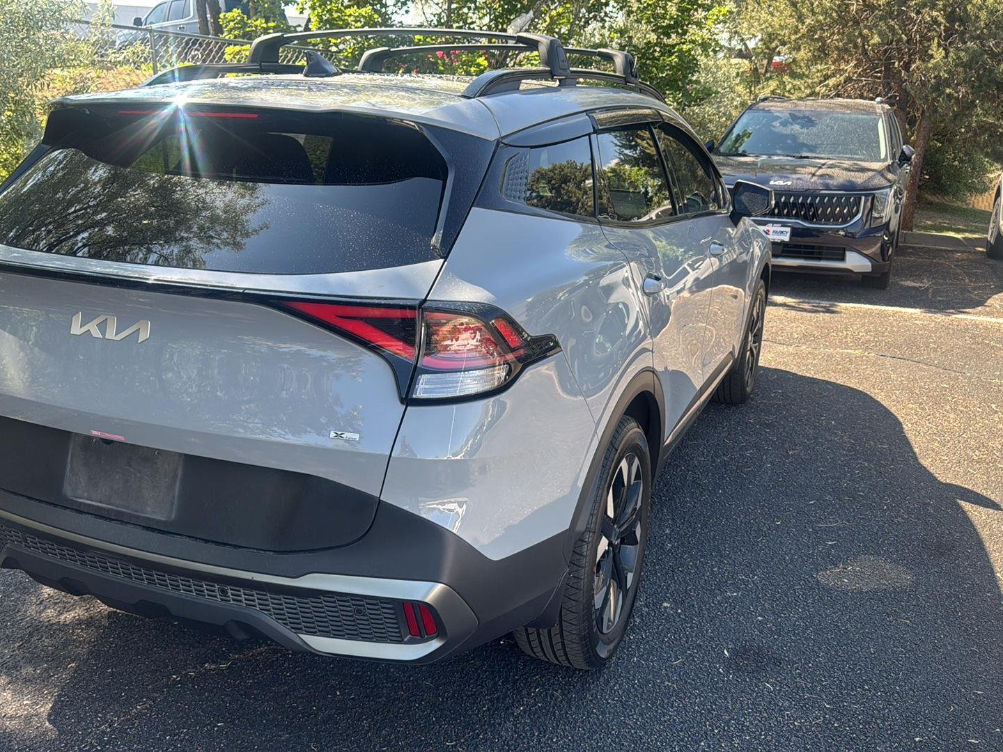 Used 2023 Wolf Gray KIA X-LINE image 4