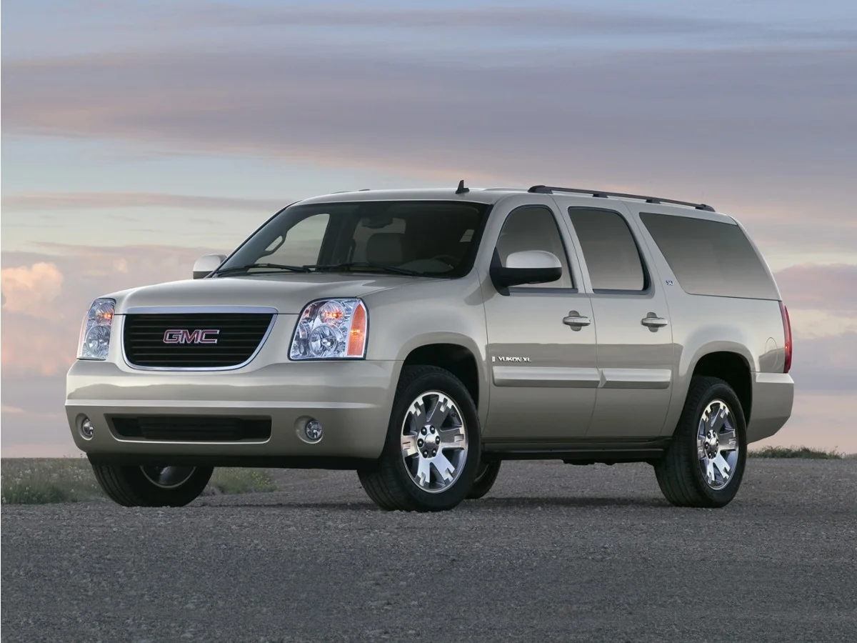 Used 2008 Onyx Black GMC SLT 1500 image 1